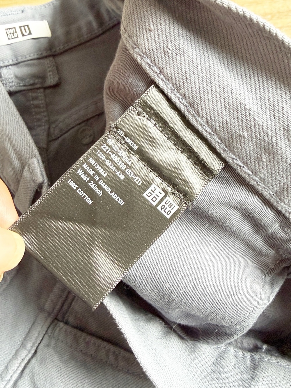 Uniqlo Light Blue High-Waist Pants - Picture 7 of 14